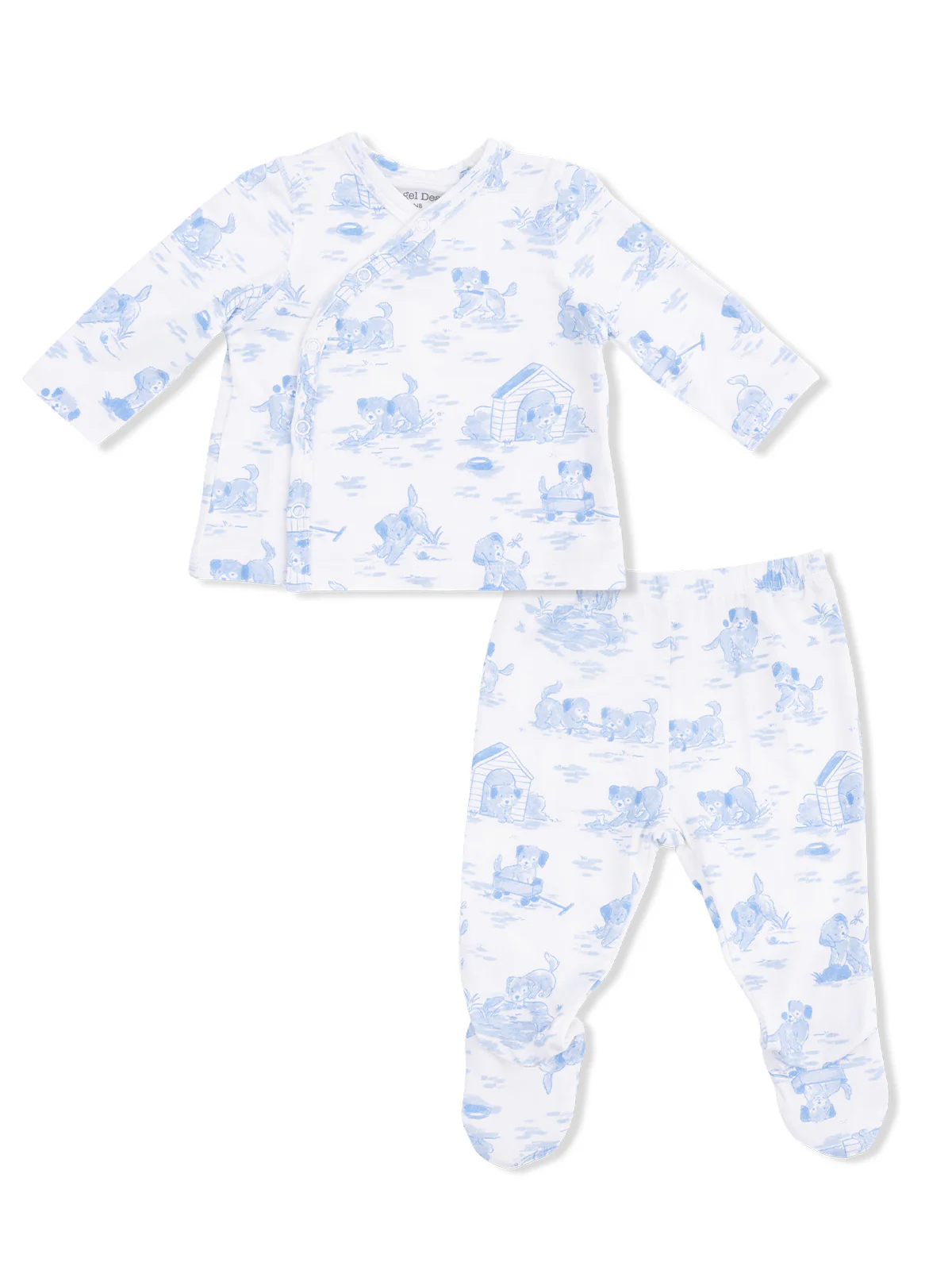 Take Me Home Baby Set, Puppy Toile Blue