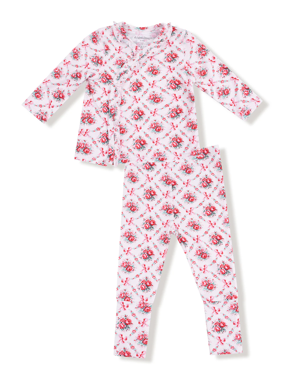 Take Me Home Baby Set, Rose Bow Lattice