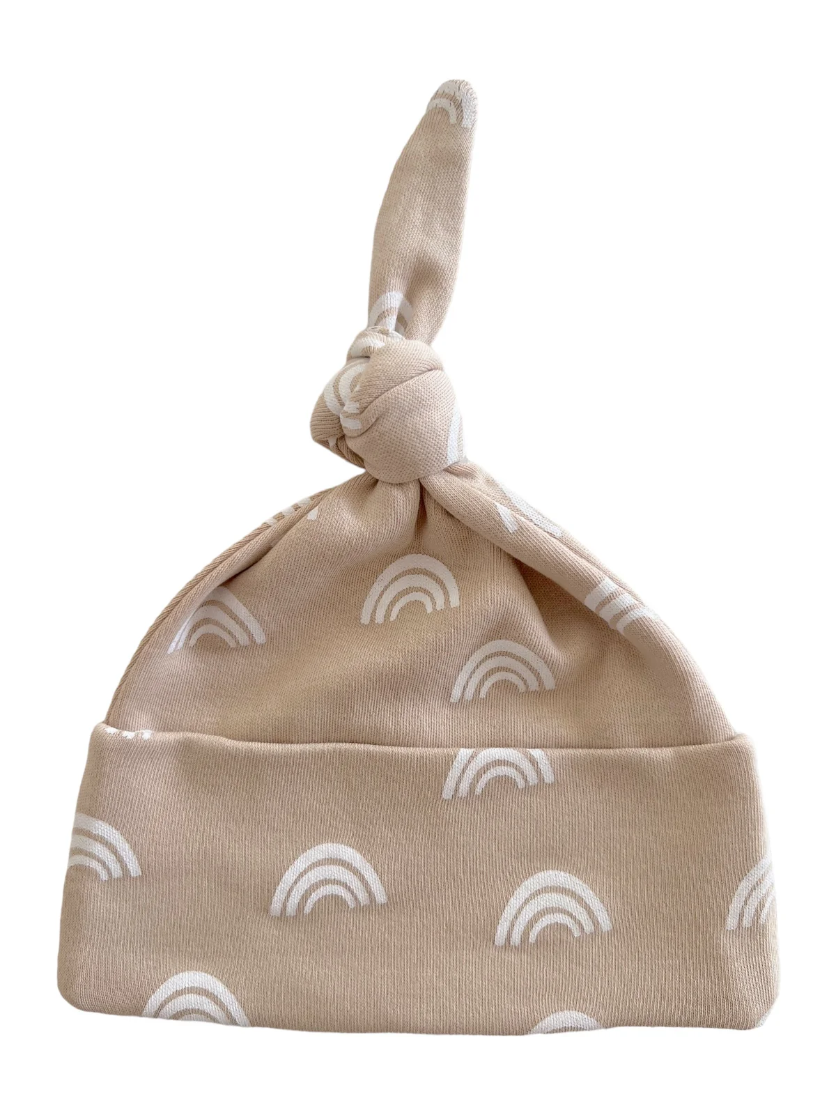 Tan Rainbow / Organic Beanie - Image 2