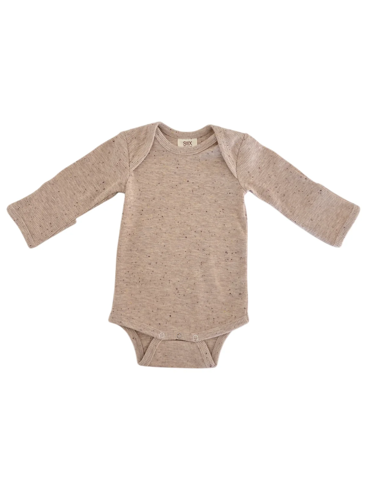 Tan Speckle / Long Sleeve Bodysuit - Image 2