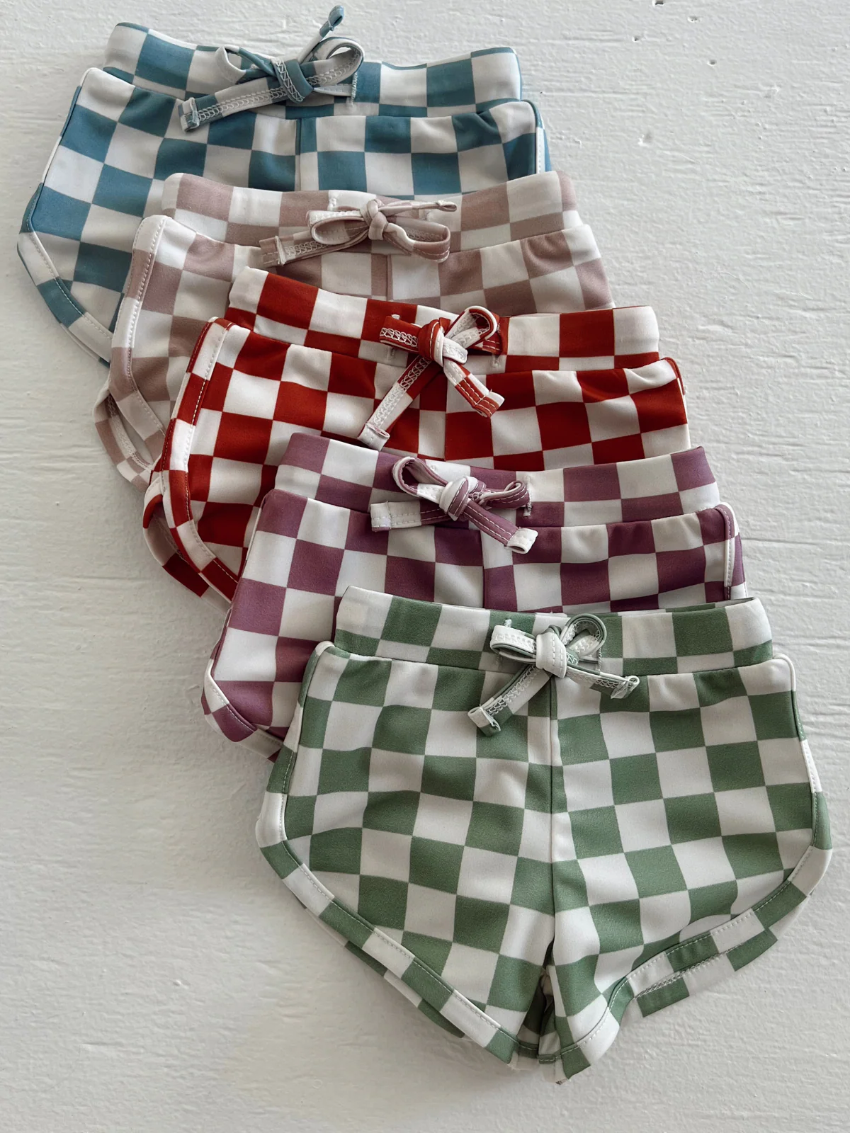 Tiramisu Checkerboard / Laguna Swim Short / UPF 50+ - Image 3