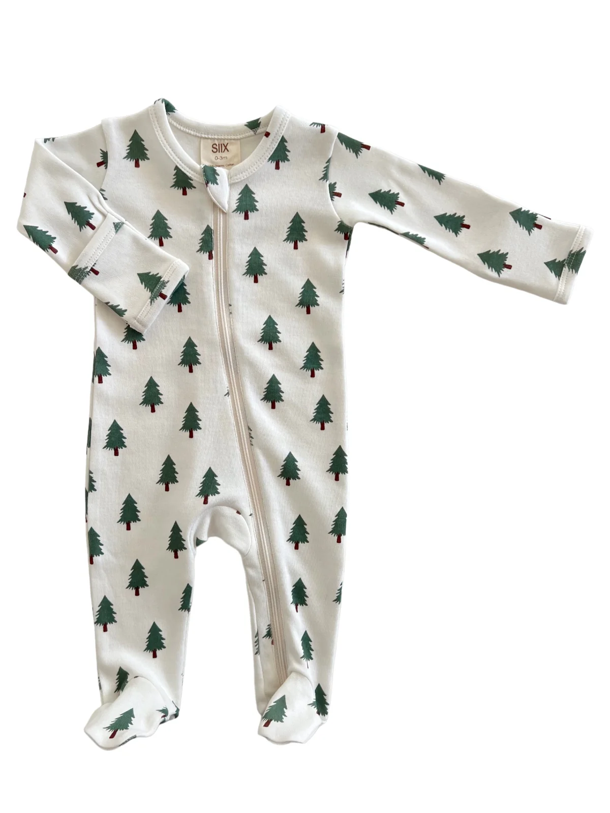 Trees / Organic Zip Footie - Image 2