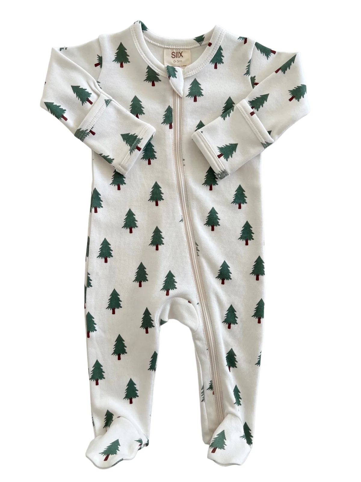Trees / Organic Zip Footie - Image 3
