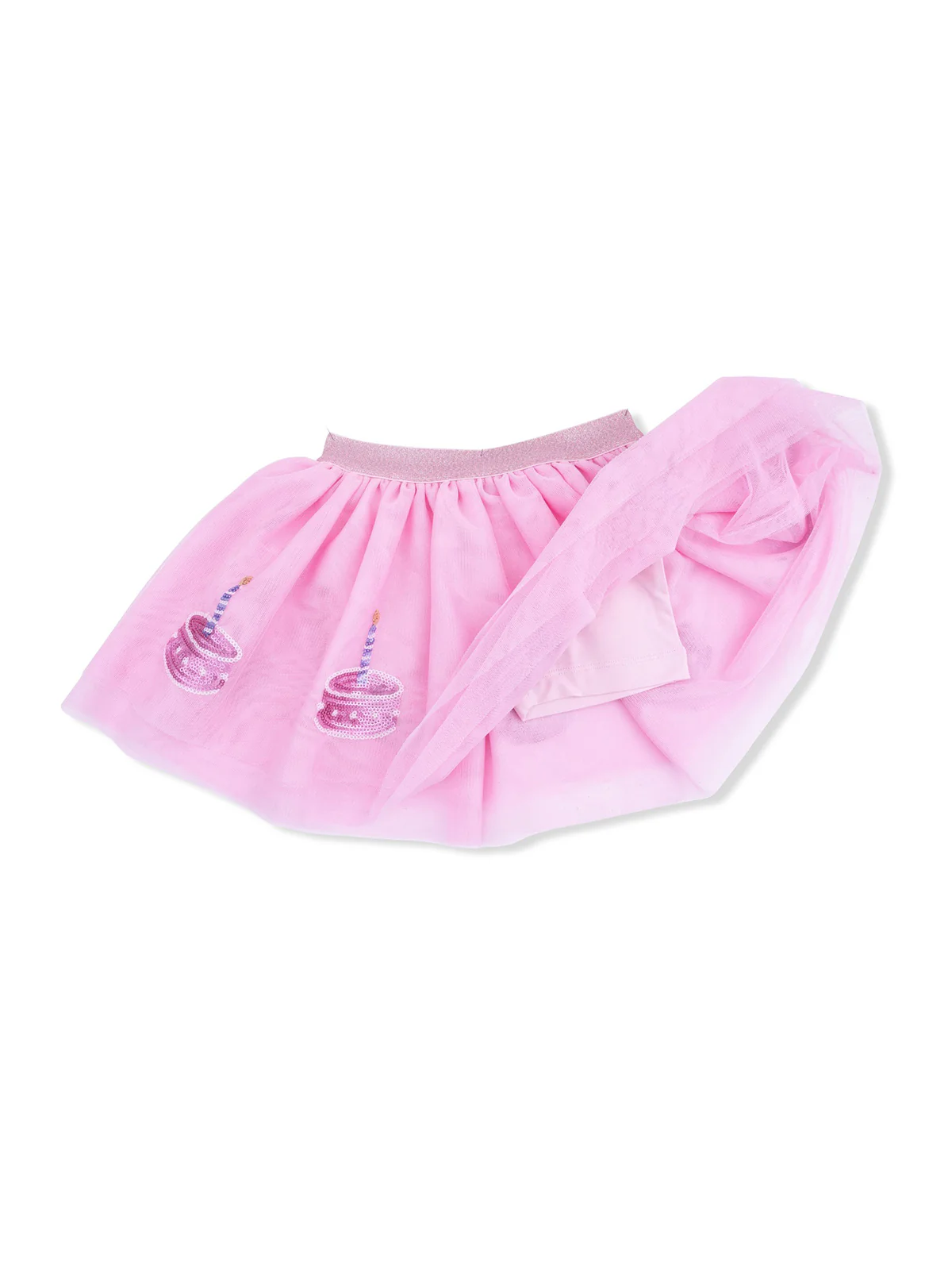 Tutu Skirt with Bike Shorts, Birthday - Image 2