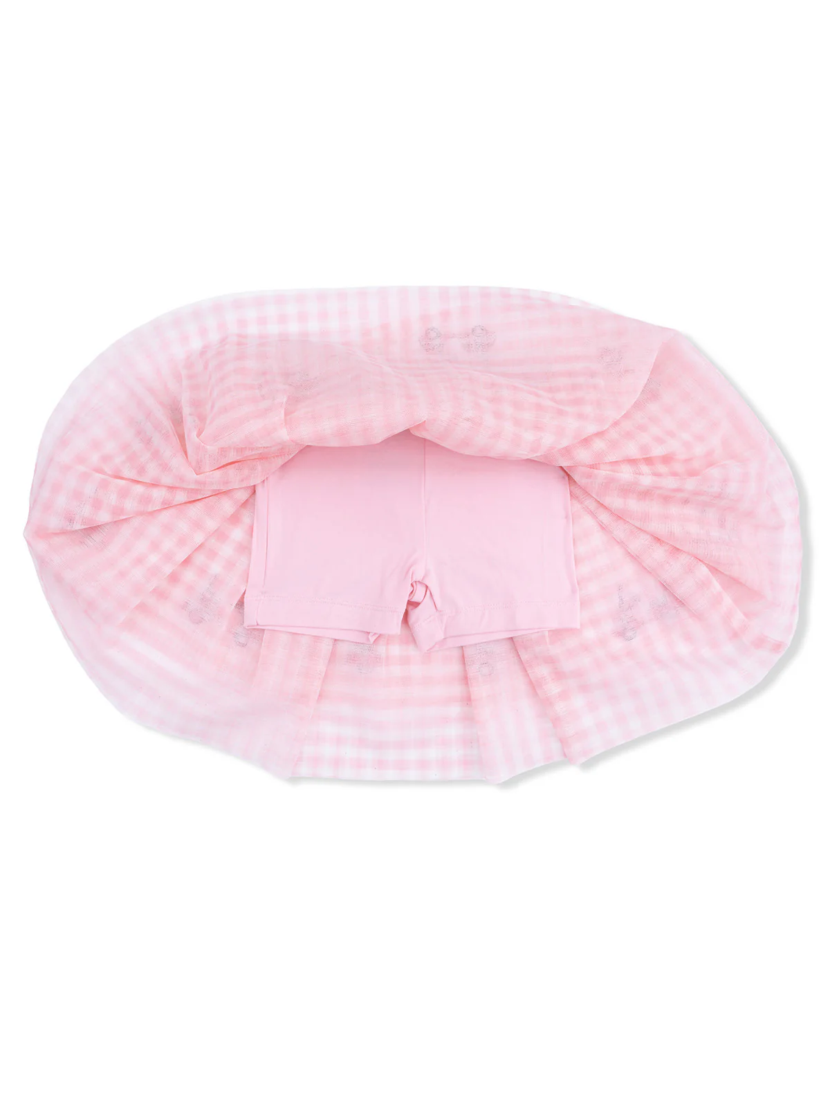 Tutu Skirt with Bike Shorts, Golf Pink - Image 3