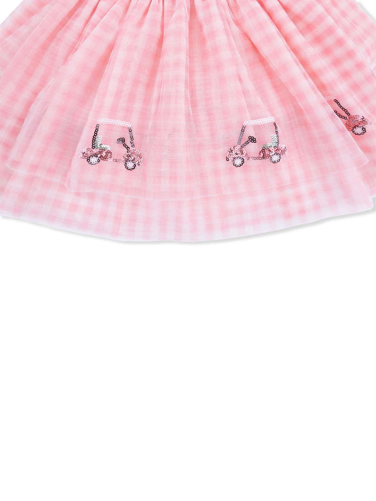 Tutu Skirt with Bike Shorts, Golf Pink - Image 4