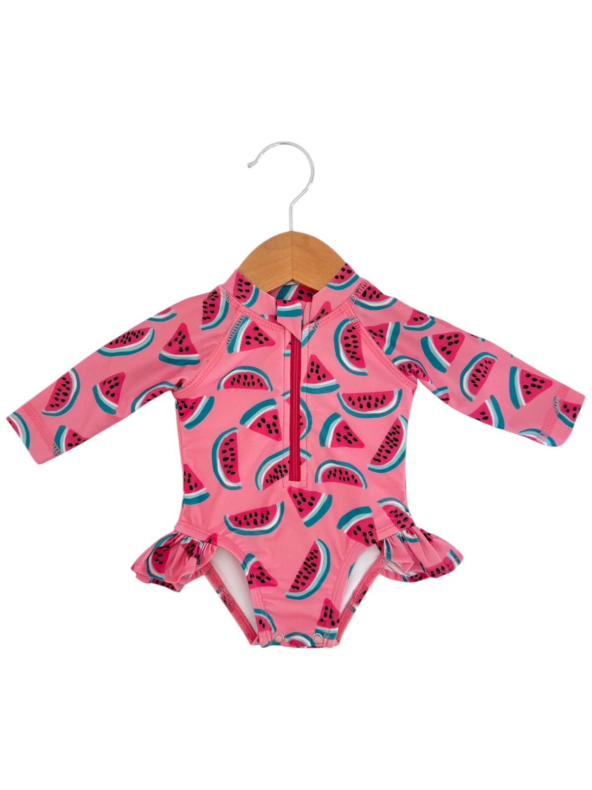 Watermelon / Skipper Rashguard Swimsuit / UPF 50+ - Image 2