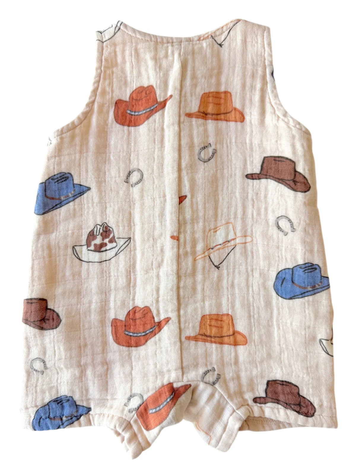 Western / Muslin Shortie Romper - Image 3