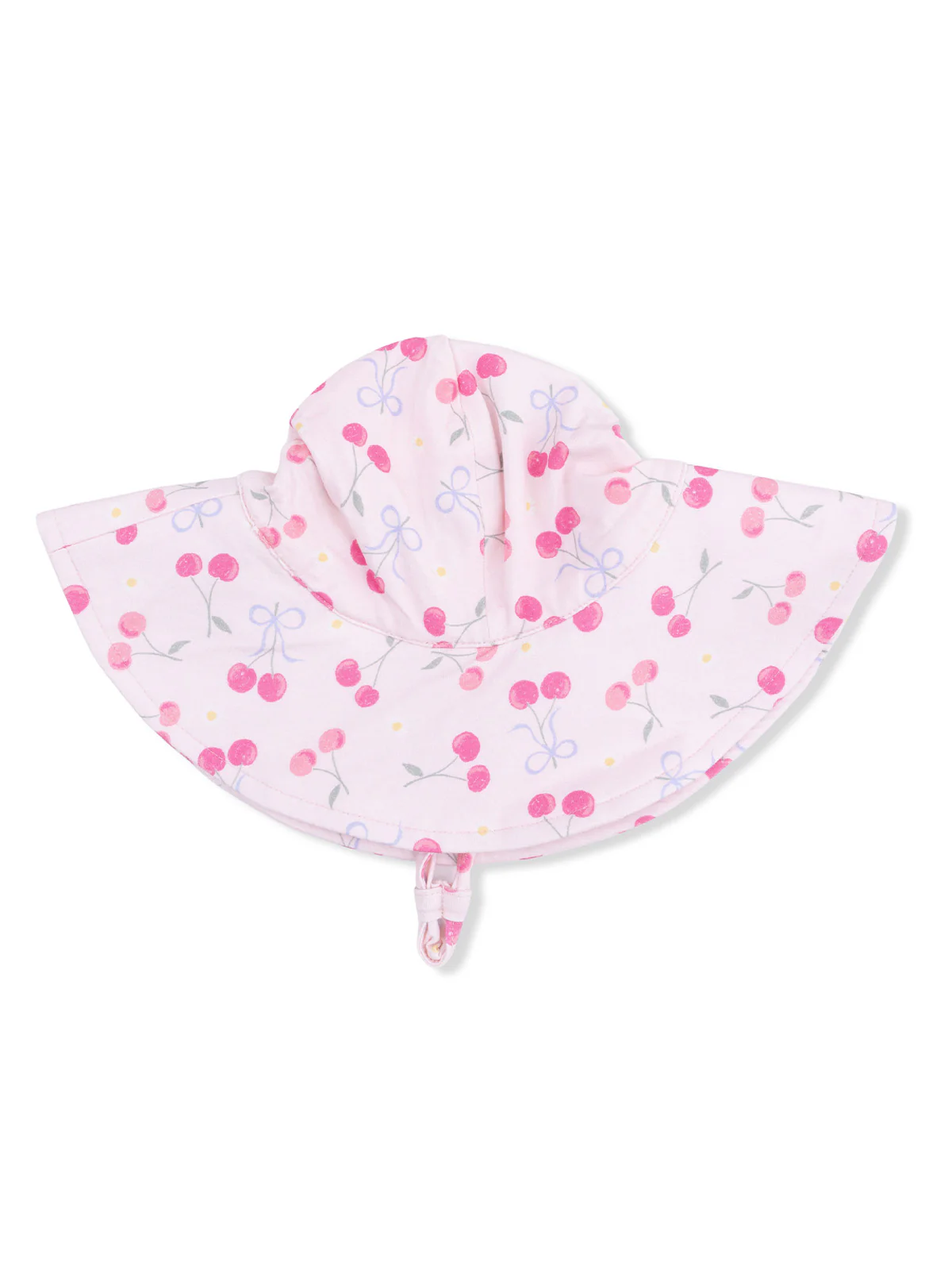 Wide Brim Sunhat, Sweet Bow Cherries