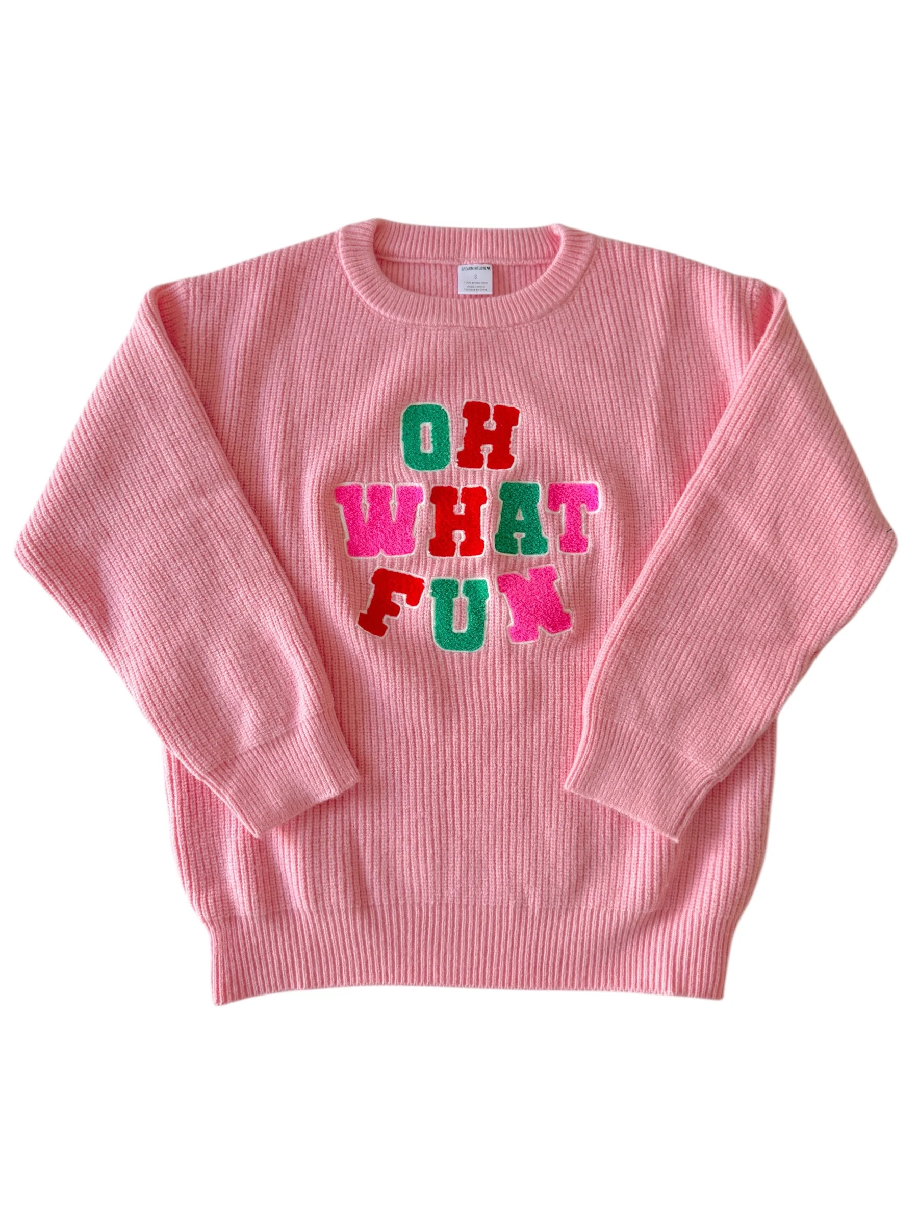 Women's Knit Sweater, Oh What Fun - Image 2