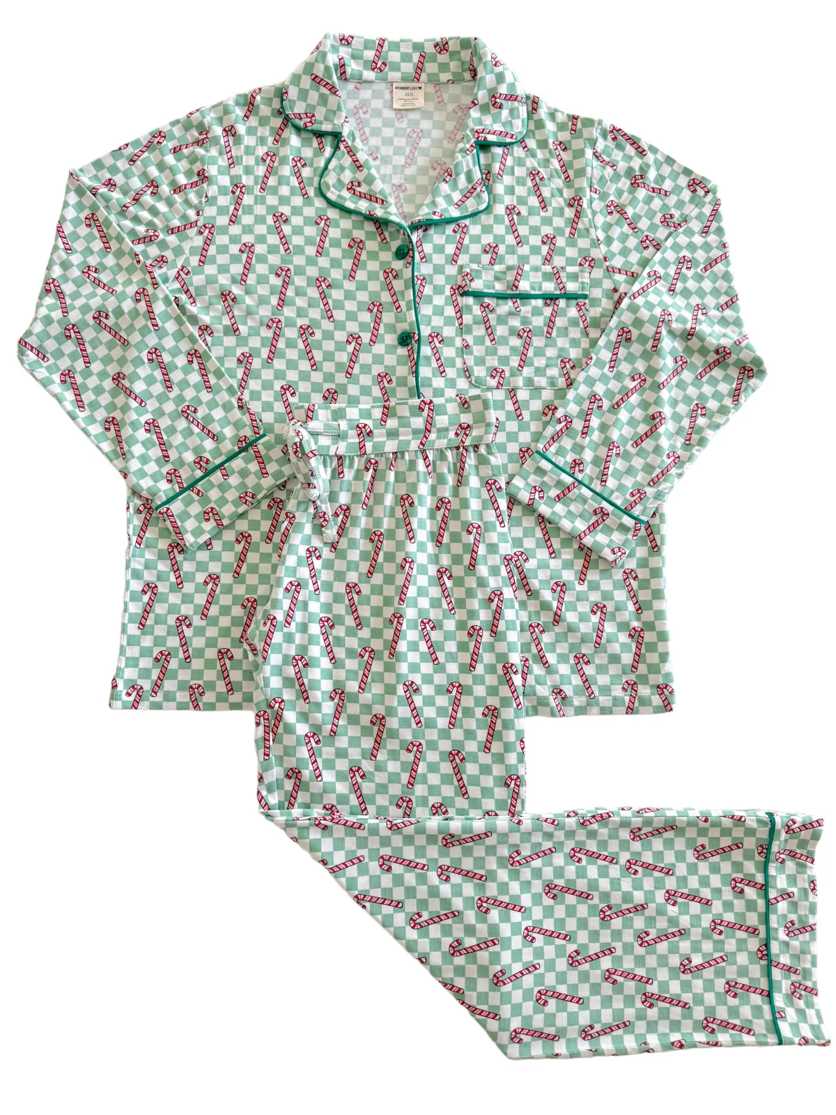 Women's Lounge Set, Winterfresh Candy Cane - Image 2