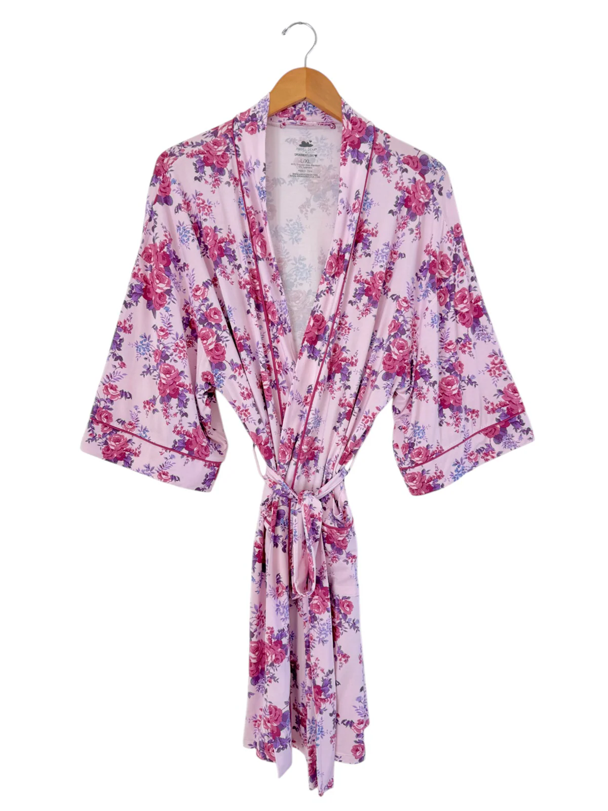 Women's Robe, Violet Rose - Image 2